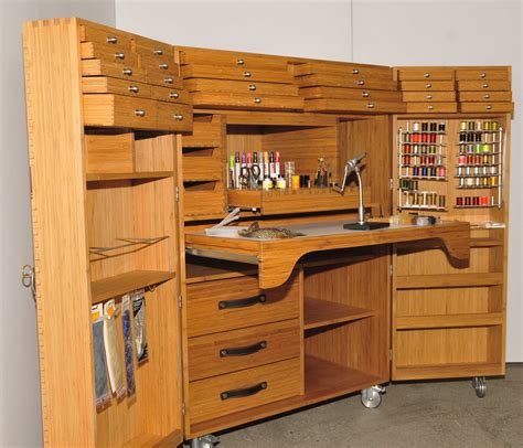 flytying storage | Fly tying desk, Cool furniture, Woodworking furniture