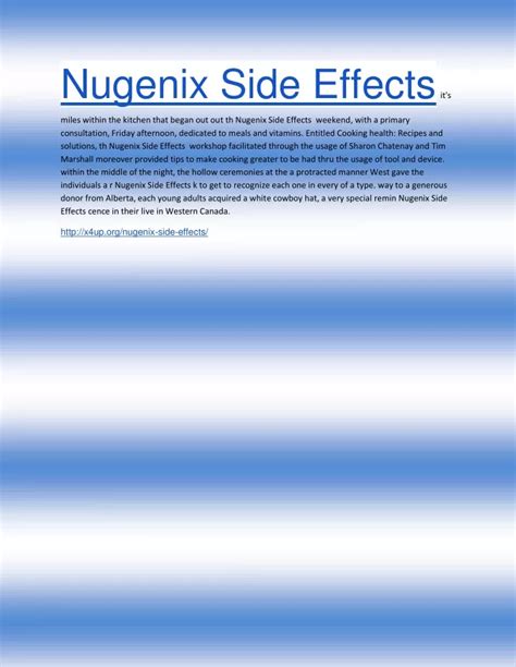 PPT - http://x4up.org/nugenix-side-effects/ PowerPoint Presentation ...