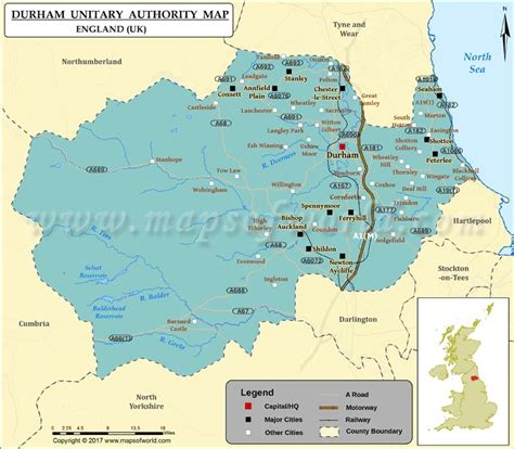 Durham County Map