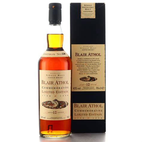 Blair Athol 12 Year Old Flora and Fauna Commemorative Limited Edition ...