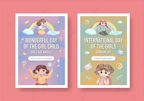 Watercolor Style Poster Template For Celebrating International Day Of ...