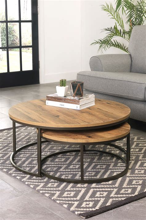 Buy Bronx Round Coffee Nest Of Tables from the Next UK online shop ...