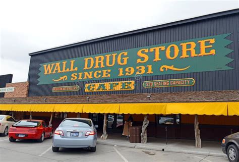 Wall Drug Store, South Dakota, Usa Editorial Stock Image - Image of ...