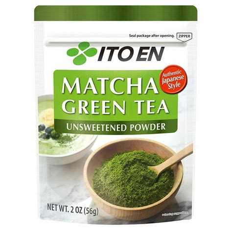 Ito En Matcha Green Tea Japanese Matcha Powder, Unsweetened, 2 Ounce ...