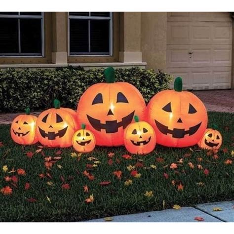 Halloween Yard Decor-8' Inflatable Lighted Pumpkin Patch Outdoor Fall ...