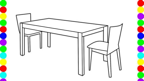 How To Draw A Kitchen Table – Things In The Kitchen