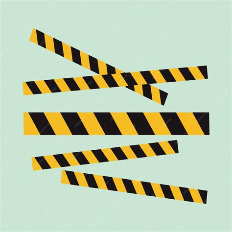 Premium Vector | Caution tape clipart or vector illustration