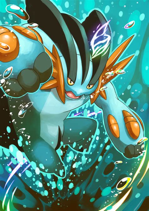 Mega Swampert by chirenbo | Pokemon art, Pokemon pokedex, Pokemon