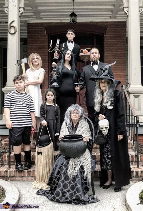 The Addams Family Costume in 2023 | Addams family costumes, Family ...