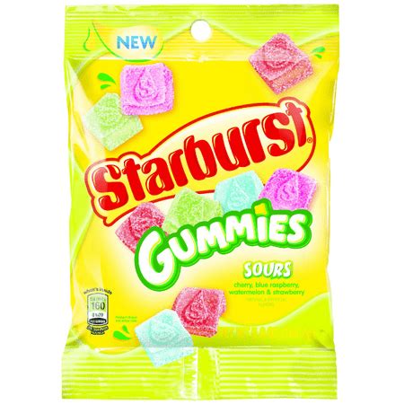 Starburst, Sour Candy Gummies Sour, 5.8 Oz - Walmart.com