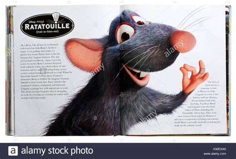 Pixar character Remy the Rat from the film ratatouille in an Pixar ...