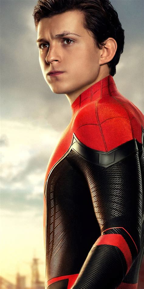 1080x2160 Tom Holland As Peter Parker Spider Man Far From Home Poster ...