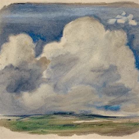 cumulus and stratus clouds in the style of John | Stable Diffusion ...