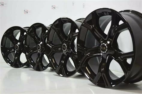 KIA STINGER 19″ 2017 2018 2019 FACTORY OEM WHEELS RIMS 19 BLACK ...