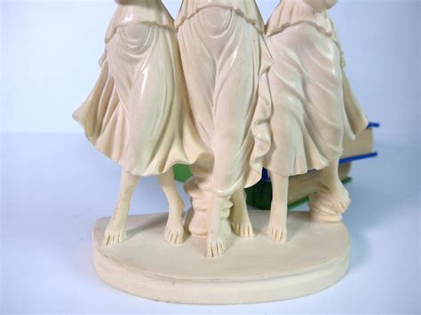 Vintage Amilcare Santini Three Graces Sculpture Italy - Three Maidens ...