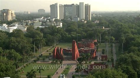 Aerial view of Jantar Mantar, Delhi - YouTube