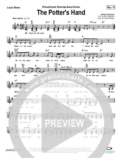 The Potter's Hand Sheet Music PDF (Hillsong Worship) - PraiseCharts