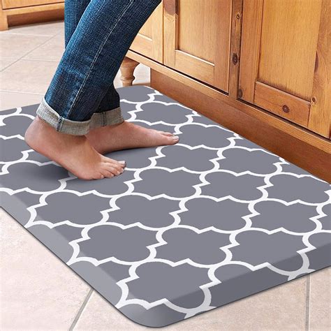 WISELIFE Kitchen Mat and Rugs Cushioned Anti-Fatigue Kitchen mats ,17.3 ...