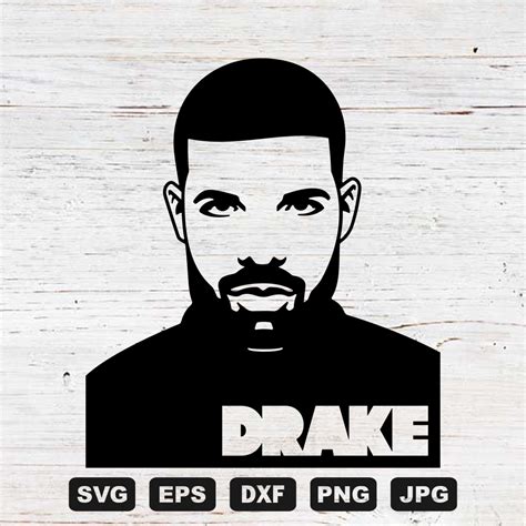 Drake SVG Cutting Files, Rapper Digital Clip Art, Files for - Inspire ...