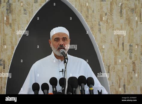 9 July 2011. Gaza,Palestine. Ismail Haniyeh, Prime Minister of the ...