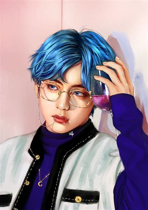 Bts Chibi Kpop Fanart Bts Anime Anime Guys Taehyung Fanart Bts | Hot ...