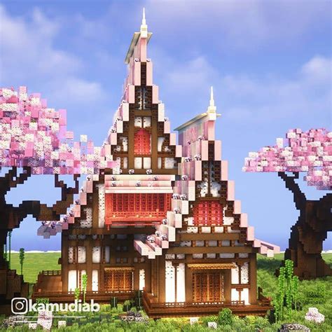 20 Minecraft Cherry Blossom Builds - Mom's Got the Stuff | Blossom ...