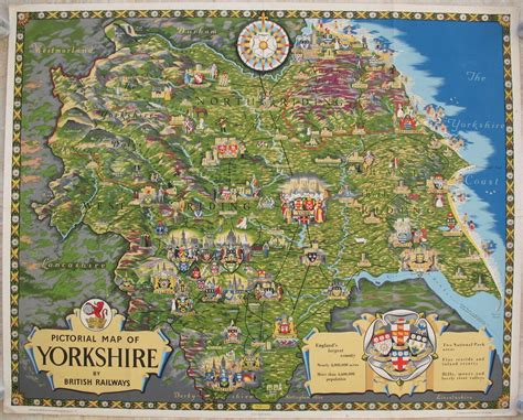 Yorkshire Tourist Attractions Map