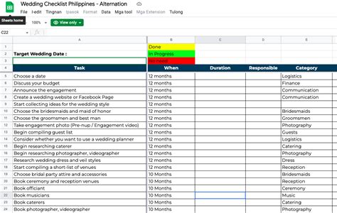 Wedding Checklist Philippines: Free Printable and Excel Available