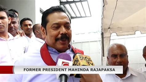 There is no controversy between the Rajapaksa brothers – Mahinda ...