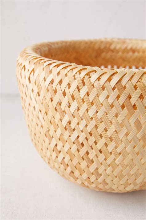 Woven Bamboo Basket | Bamboo basket, Bamboo, Basket