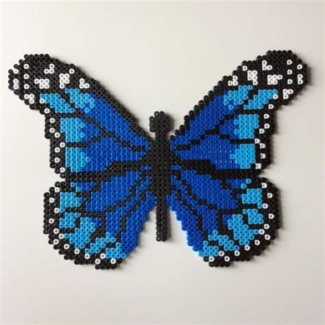 Butterfly hama beads by _the_creative_girls_ Perler Crafts, Diy Perler ...