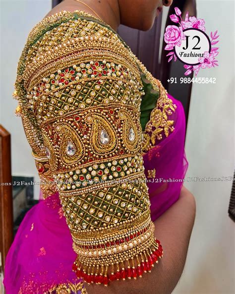 Grand aari bridal blouse work /wedding blouse / Muhurtham blouse /j2 ...