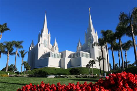 Regional map for the San Diego California Temple ...