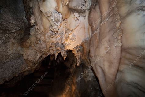 Stalactites, Timpanogos Cave - Stock Image - C028/7058 - Science Photo ...