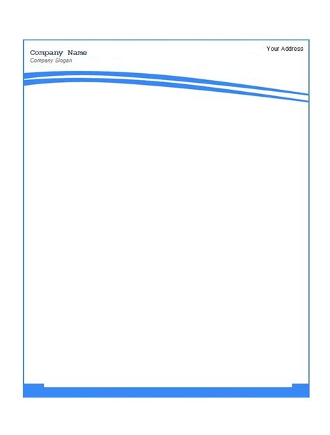 Personal Letterhead Template Free Download