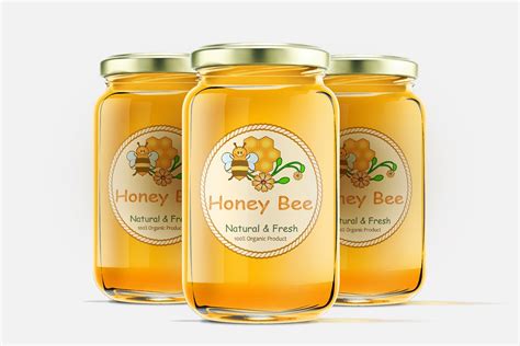 Honey Jar Labels Template Free