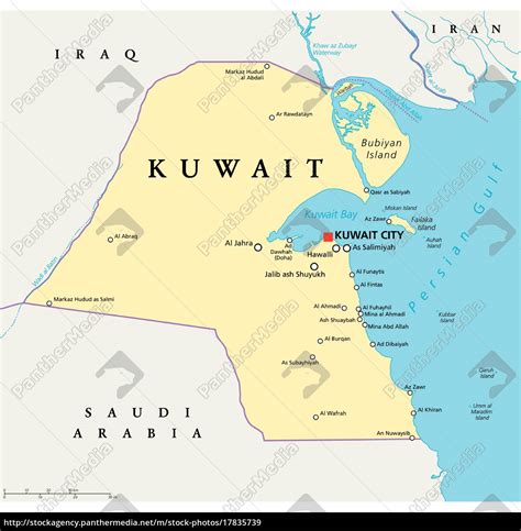 Kuwait Political Map | Images and Photos finder