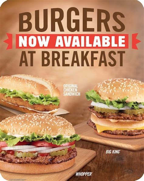 Burger King breakfast menu | Fastfoodmenuprice.com