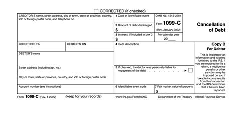 Form 1099-C: Cancellation of Debt: Definition and How to File ...