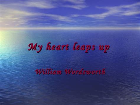 My heart leaps up | PPT