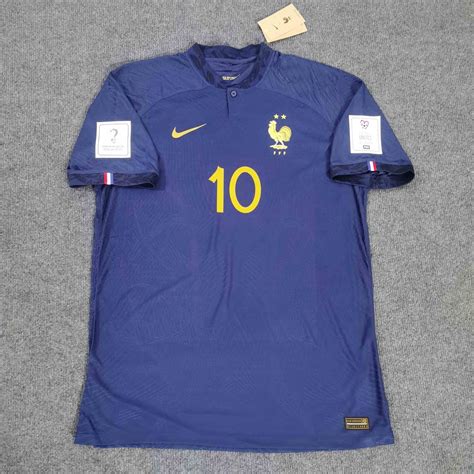 2022 the Qatar World Cup France Home Jersey Ready Stock Player version ...