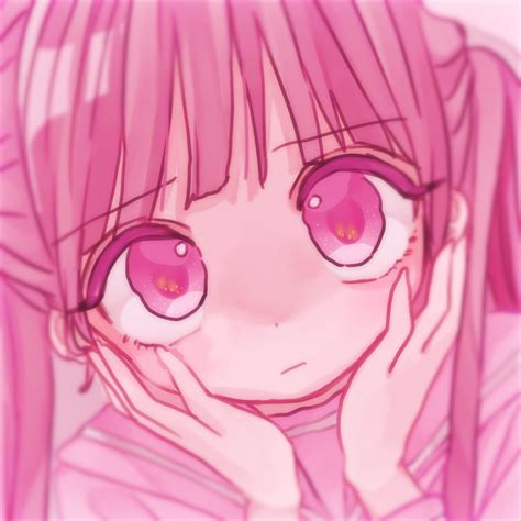 Pink Aesthetic Anime Pfp Girl