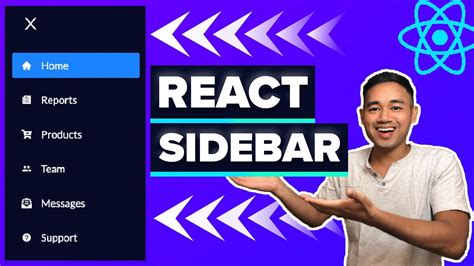 React Sidebar Navigation Menu Tutorial - Beginner React JS Project ...