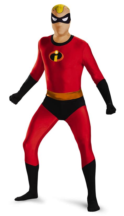 Mr Incredible Bodysuit Adult Costume - The Costume Shoppe