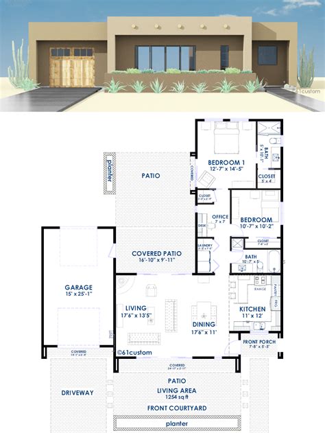 Small House Plans | 61custom | Contemporary & Modern House Plans