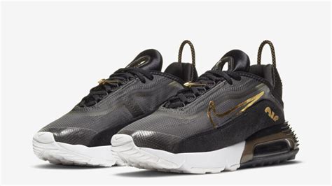 Nike Air Max 2090 Black Metallic Gold | DC4461-001 | The Sole Womens