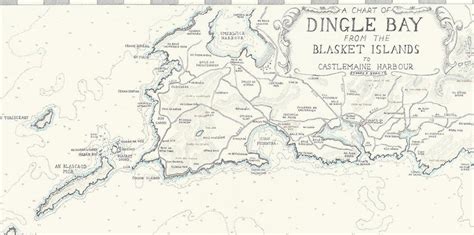 Dingle Bay Map, Dingle Map, Dingle County Kerry Map Blasket Islands Map ...