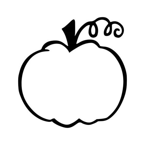 Clipart Pumpkin Outline