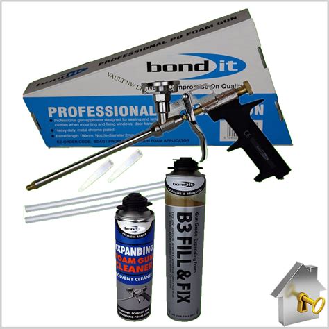 Bond It Expanding Foam, Applicator Gun and Foam Cleaner 3 in 1 - Vault Nw