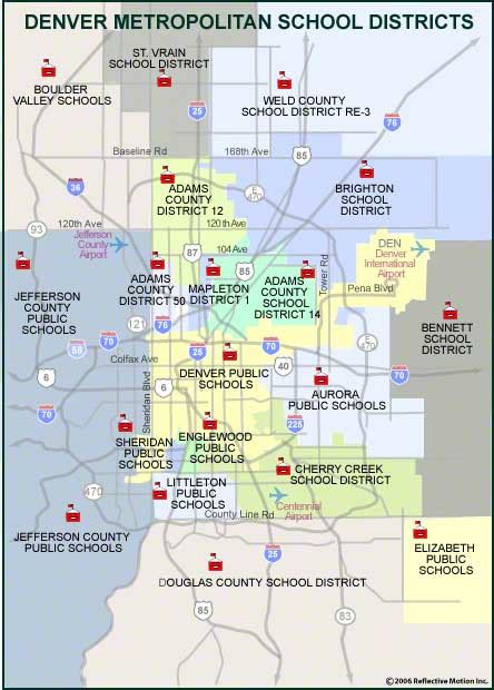 Denver School District Map - Atlanta Georgia Map